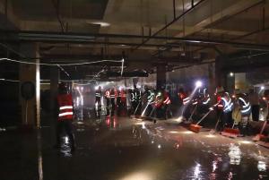 抗洪搶險，河南三建在行動——鄭州阜外華中心血管病醫(yī)院清淤攻堅紀(jì)實